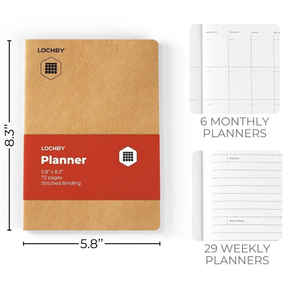 LOCHBY A5 Journal Notebook - Planner