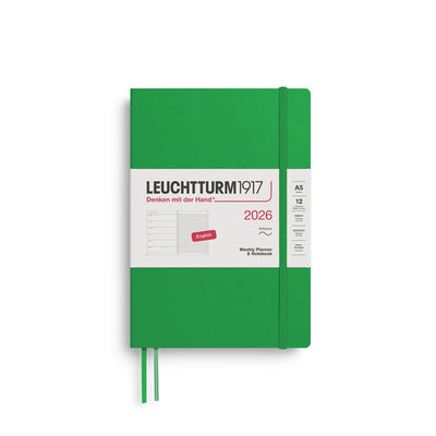 Leuchtturm 1917 Weekly Planner 2026 + Notebook - A5 Soft Cover