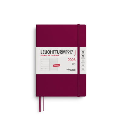 Leuchtturm 1917 Weekly Planner 2026 + Notebook - A5 Soft Cover