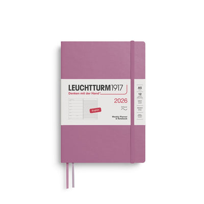 Leuchtturm 1917 Weekly Planner 2026 + Notebook - A5 Soft Cover