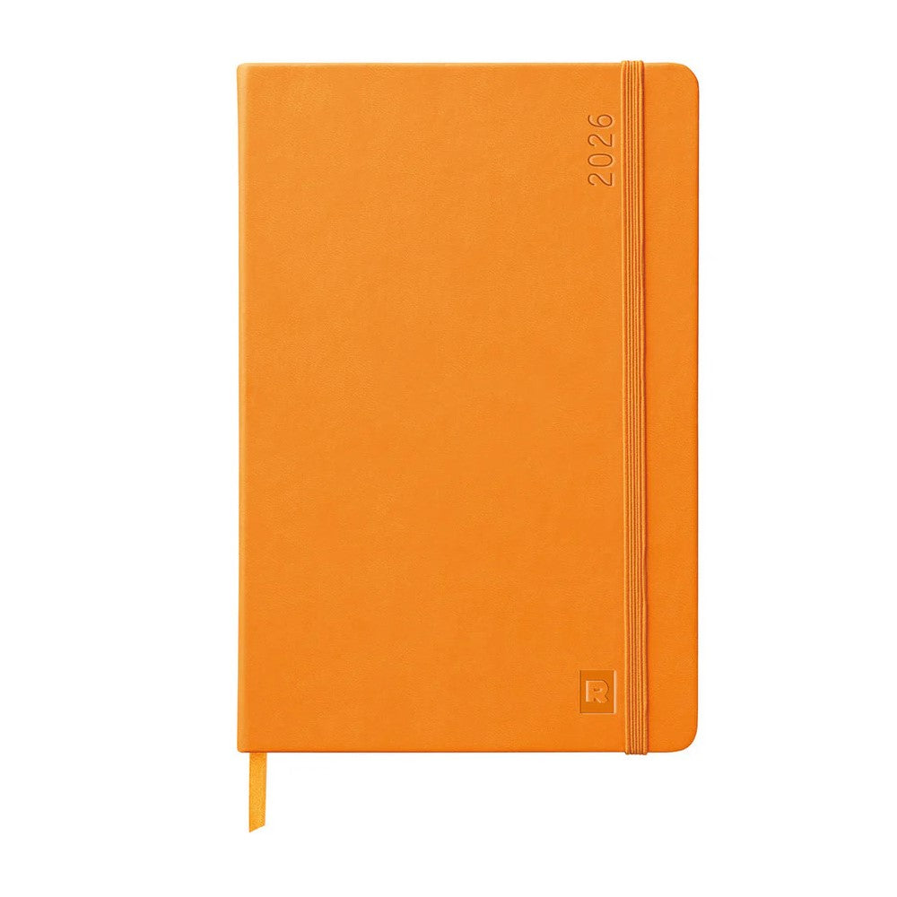 Rhodia 2026 Hard Cover A5 Weekly Horizontal Webplanner - Orange