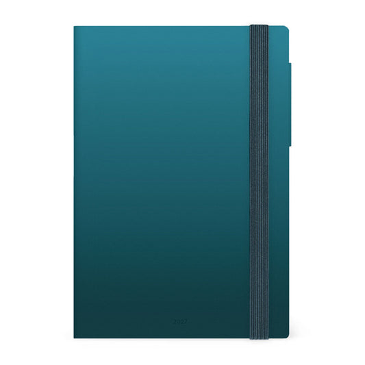 Legami 2027 Medium Weekly Diary / Notebook - Deep Teal