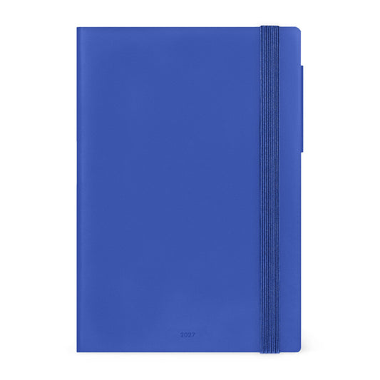 Legami 2027 Medium Weekly Diary / Notebook - Ecletic Blue