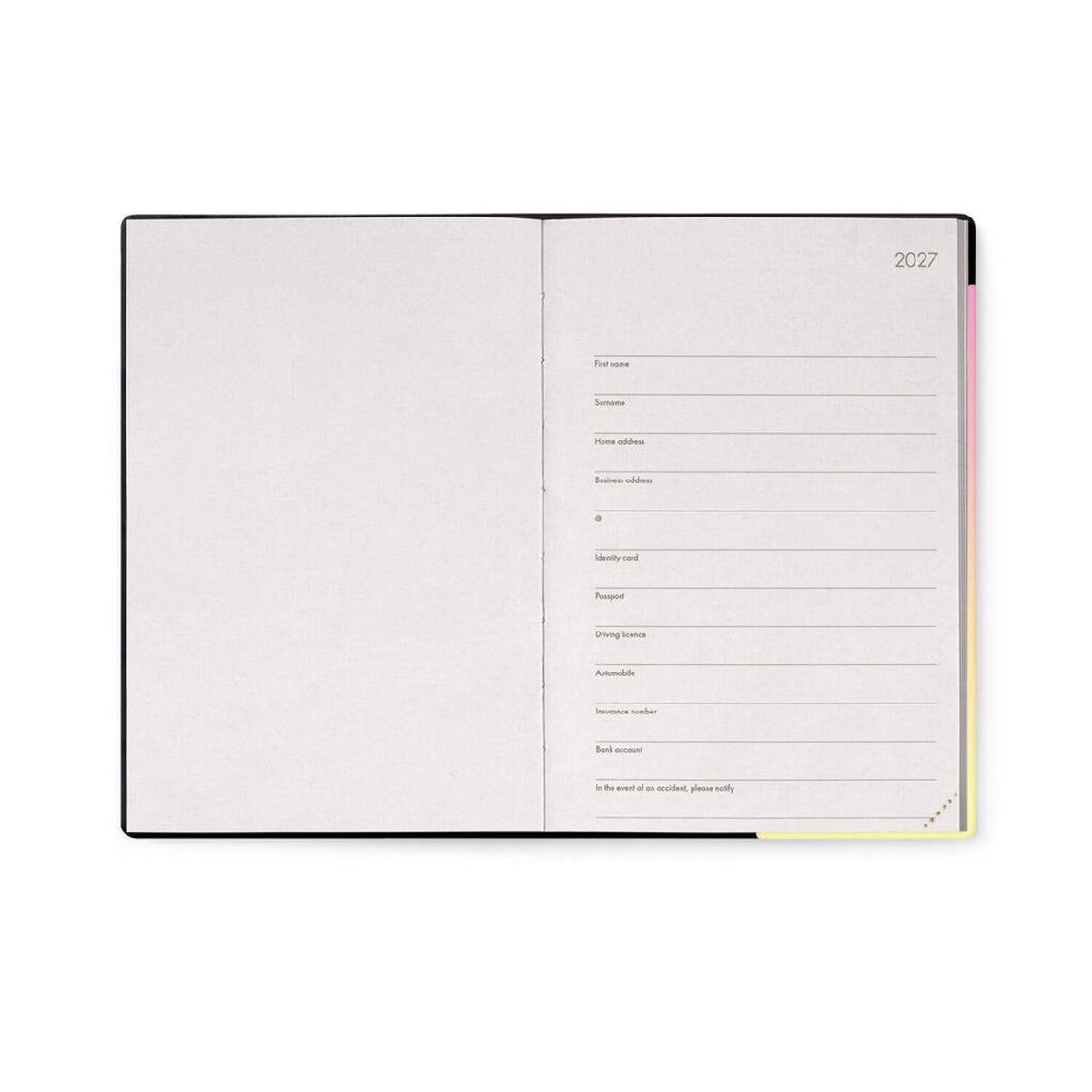 Legami 2027 Medium Weekly Diary / Notebook - Sunrise Lover