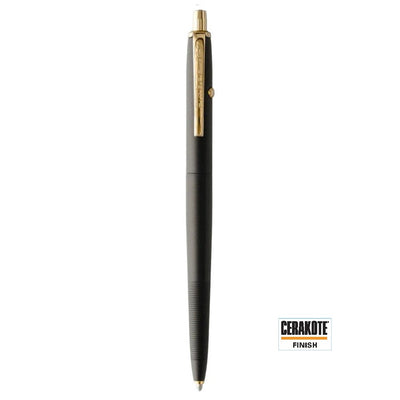 Fisher Space Pen AG7 Astronaut Ballpoint Pen - Black Cerakote with Gold Trim
