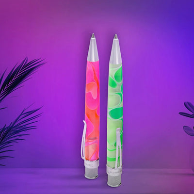 Retro 51 Tornado Acrylic Cosmic Rollerball - Green and White