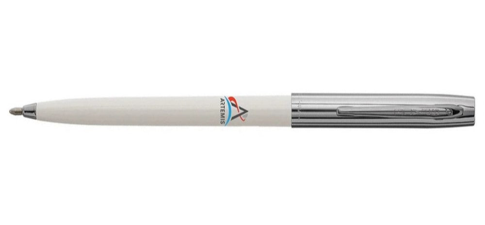 Fisher Space Pen Cap-O-Matic - White Barrel with Artermis Logo