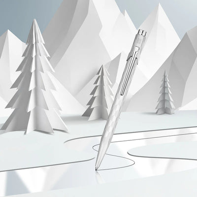 Caran dAche 849 Ballpoint Pen - Christmas 2025 Edition - White