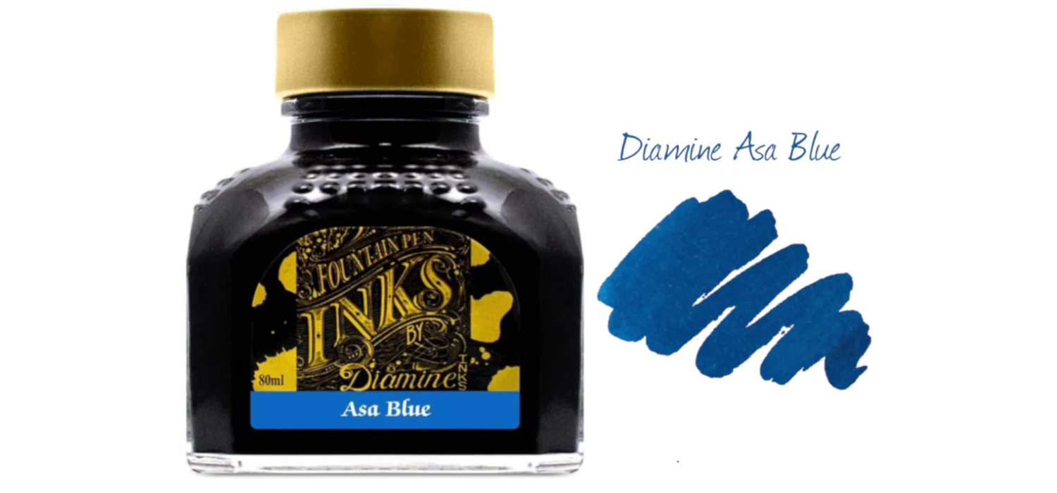 Diamine Ink Bottle 80ml - Blue Shades - Assorted Colours