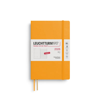 Leuchtturm 1917 Weekly Planner 2026 + Notebook - B6+ Soft Cover