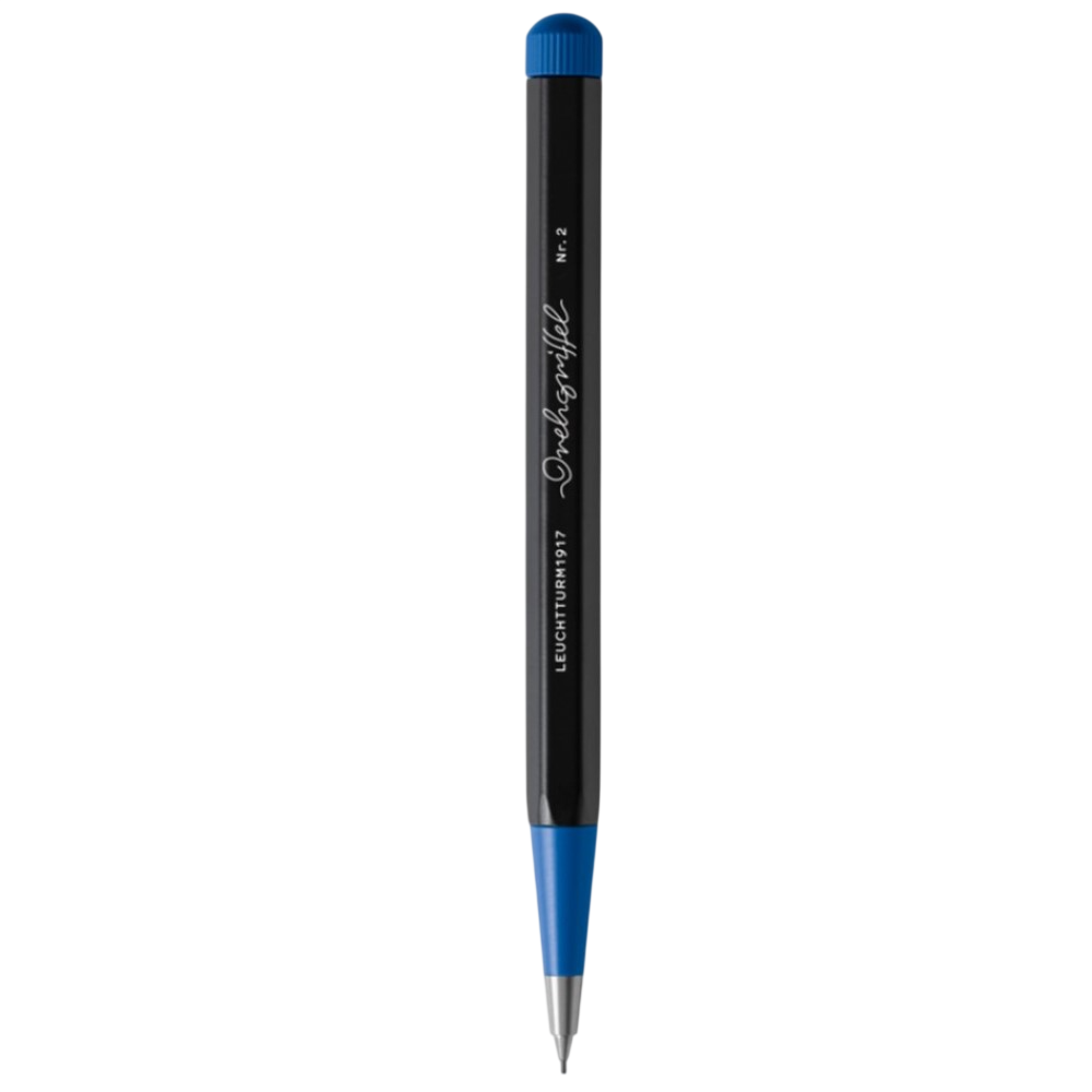Leuchtturm 1917 Drehgriffel #2 Bauhaus Mech Pencil 0.7mm - Black / Royal Blue