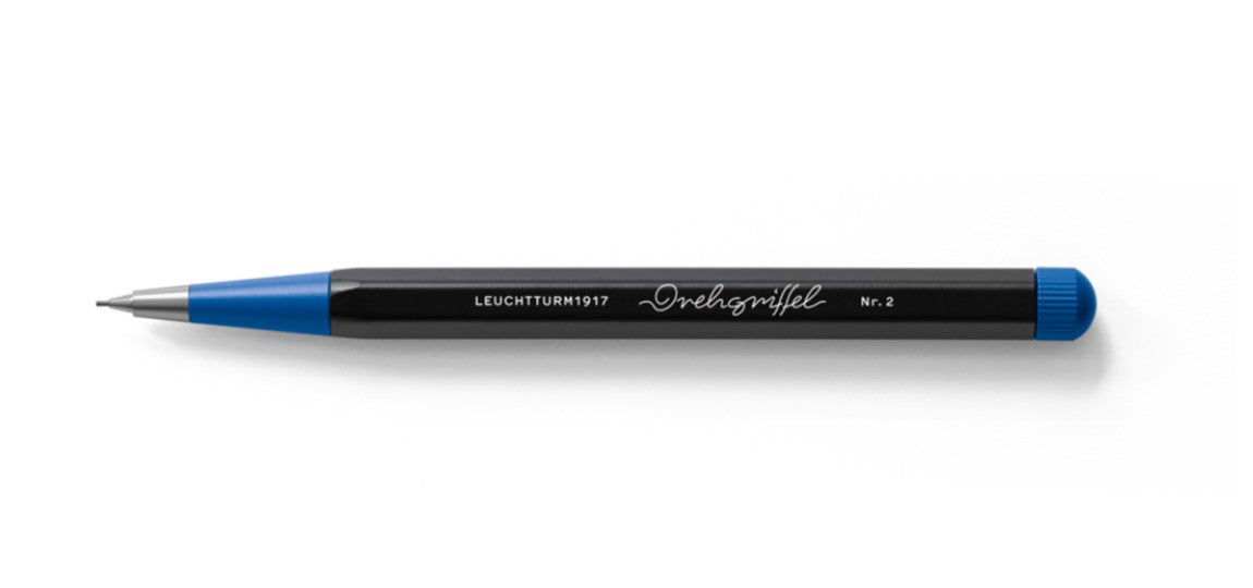 Leuchtturm 1917 Drehgriffel #2 Bauhaus Mech Pencil 0.7mm - Black / Royal Blue