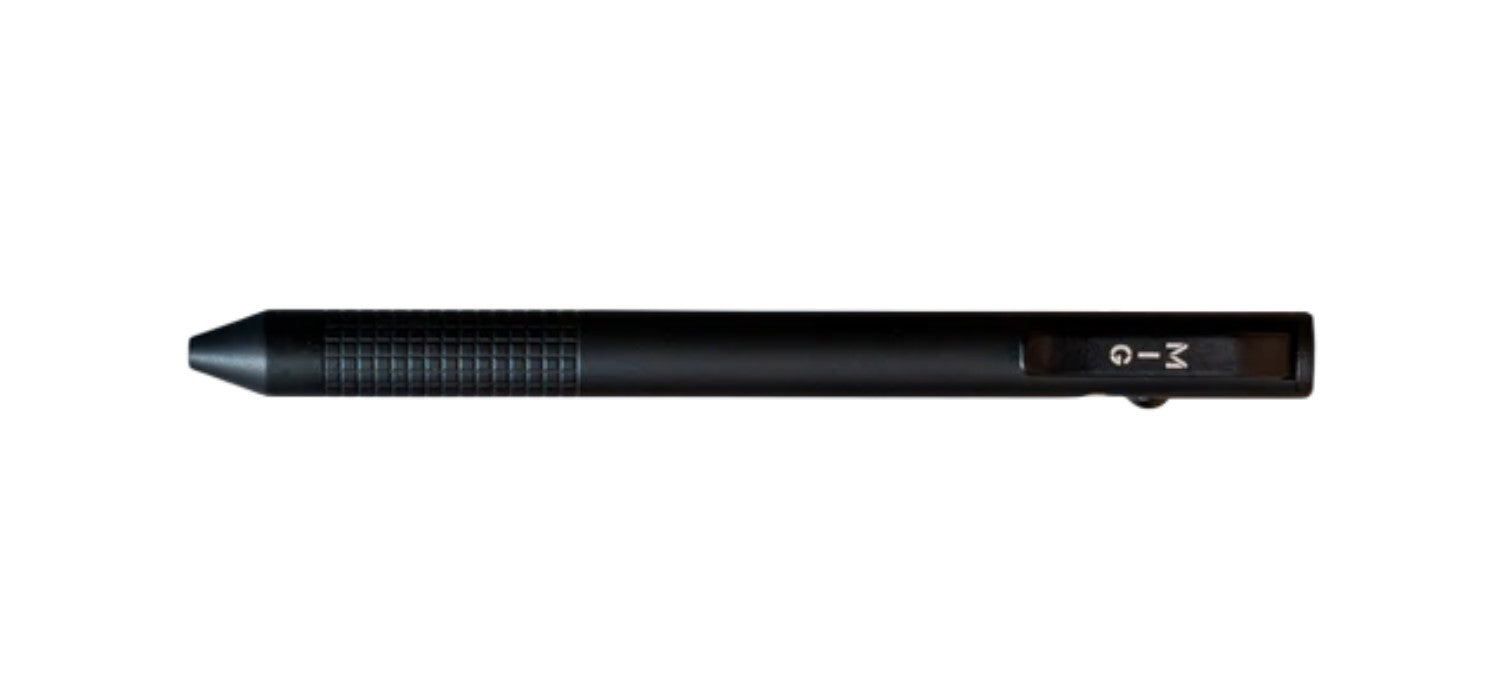 MIG Model 1 Bolt Action Ballpoint Pen - Black Grid