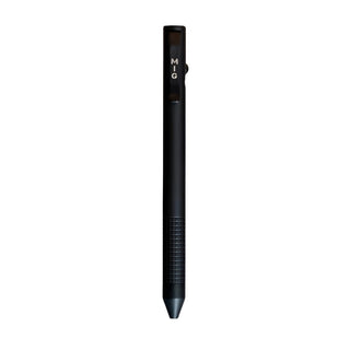 MIG Model 1 Bolt Action Ballpoint Pen - Black Grid - BLACK