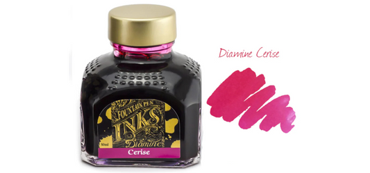 Diamine Ink Bottle 80ml - Pink Shades - Assorted Colours