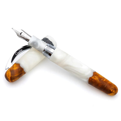 Conklin 1898 Spectra Fusion Fountain Pen - White