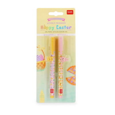 Legami Erasable Gel Pen Set of 2 - Lovely Freinds / Hoppy Easter