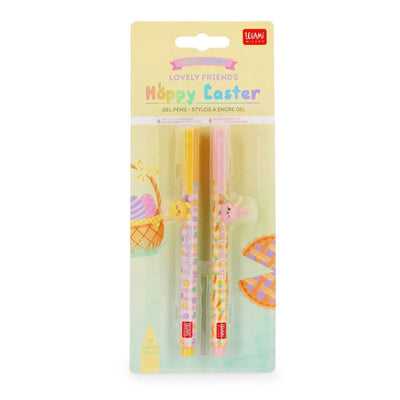 Legami Erasable Gel Pen Set of 2 - Lovely Freinds / Hoppy Easter