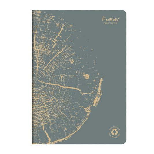 Clairefontaine Forever Notebook 100% Recycled A4 Lined - Grey