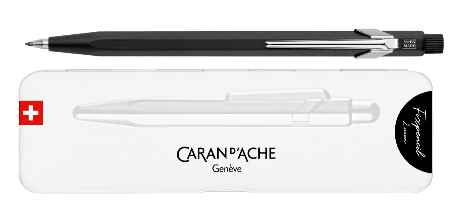 Caran dAche Fix Clutch Pencil 2mm - Black