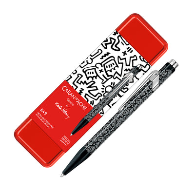 Caran dAche 849 Ballpoint Pen - Keith Haring - Black / White - Special Edition