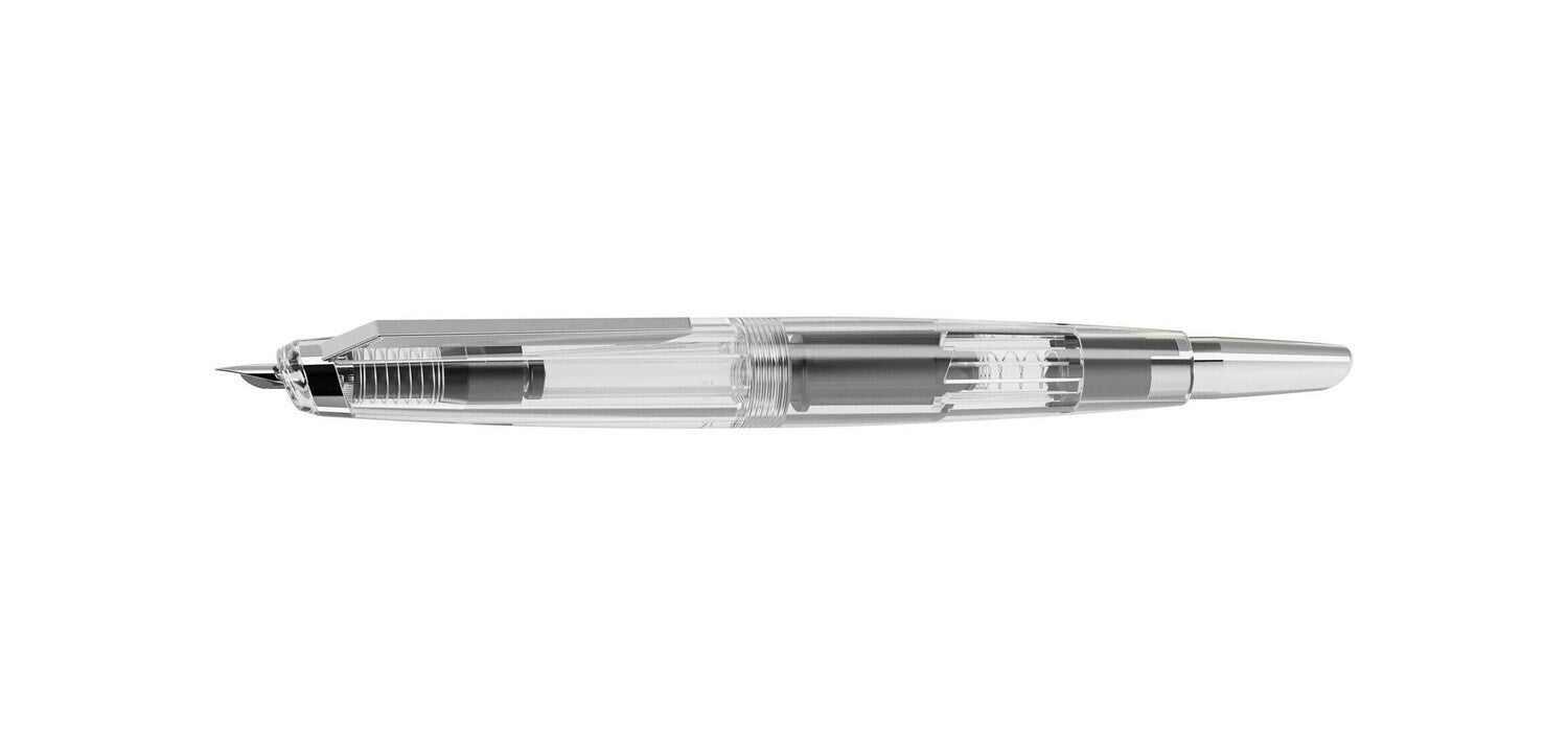 Endless Phantom Fountain Pen - Clear / Chrome