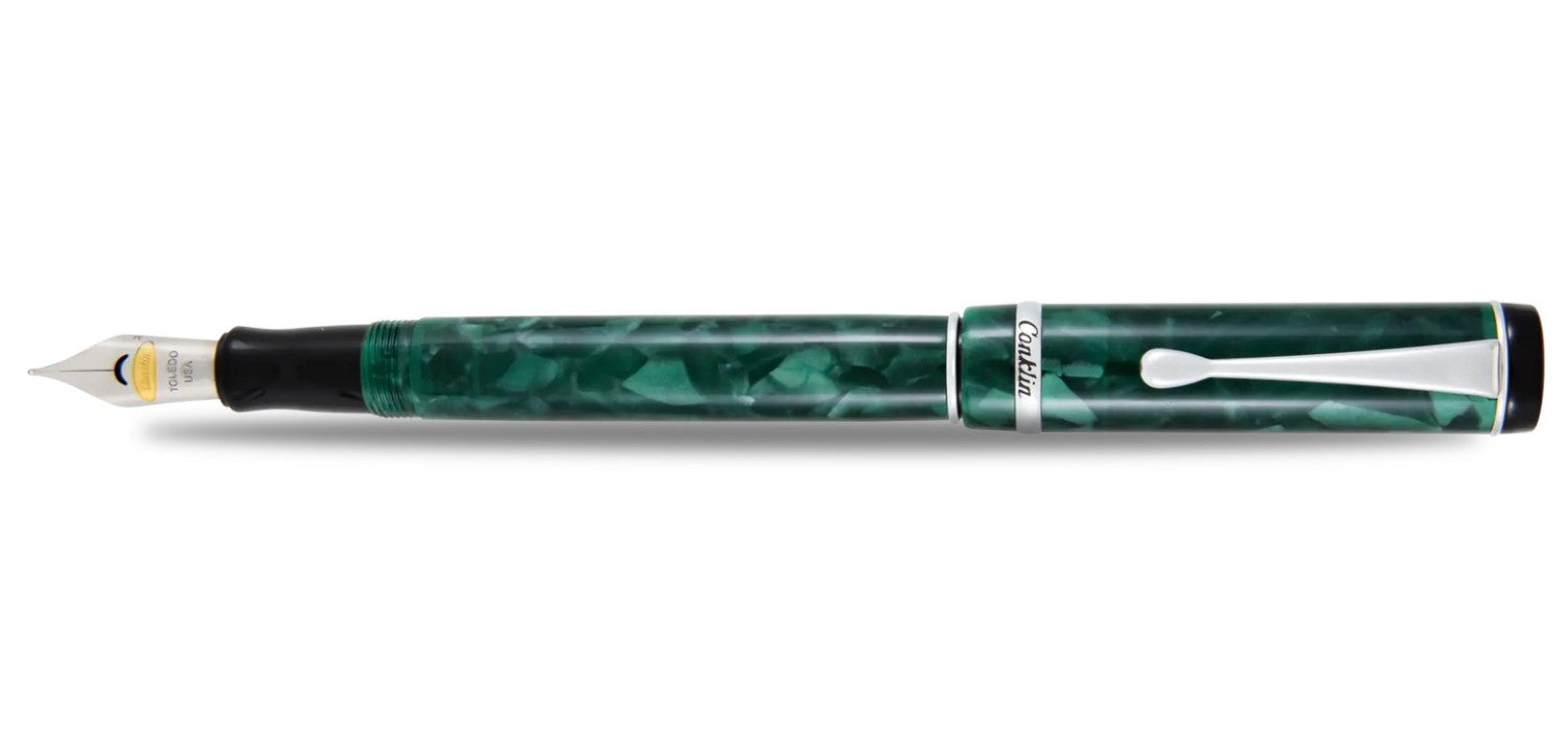 Conklin Duragraph Fountain Pen - Forest Green