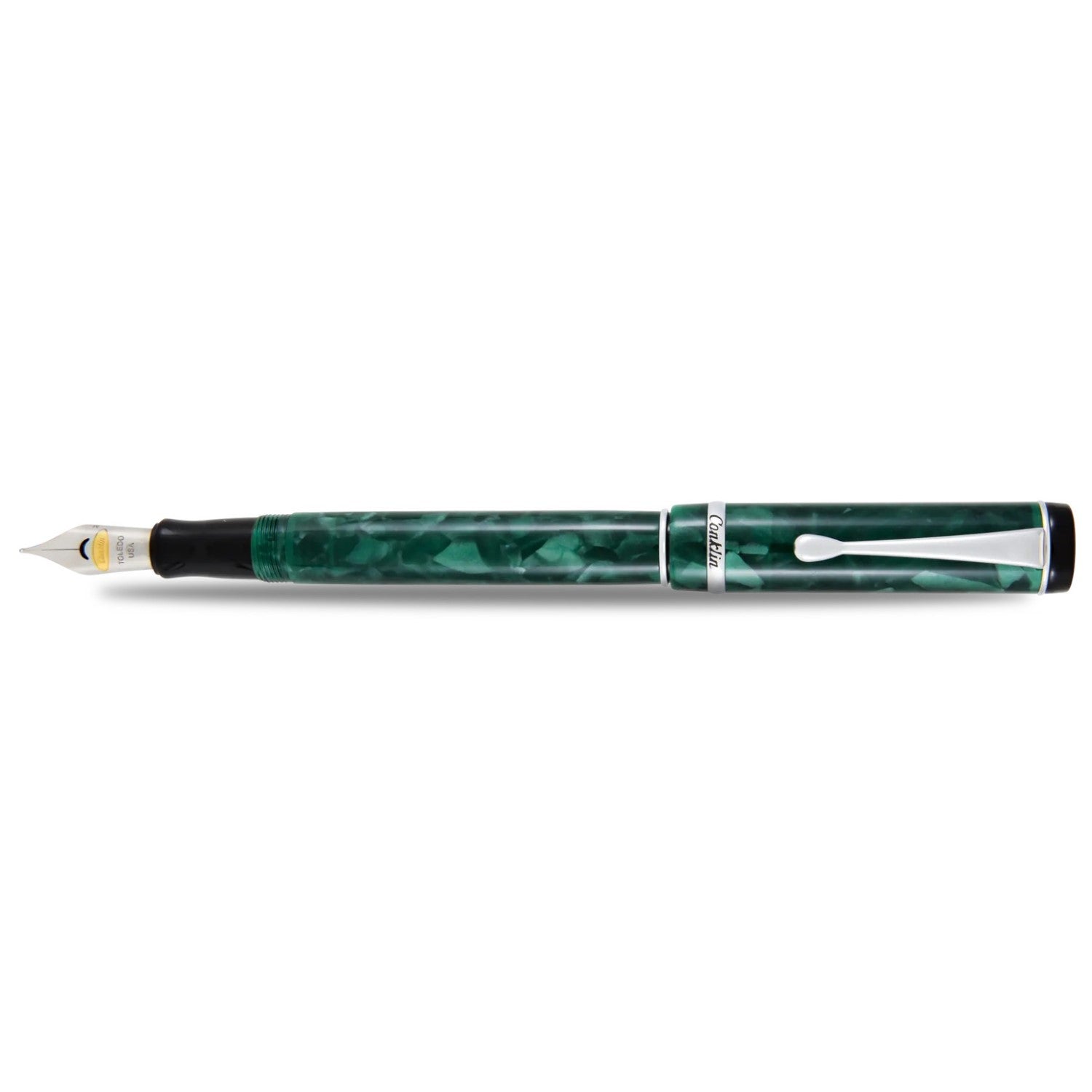 Conklin Duragraph Fountain Pen - Forest Green