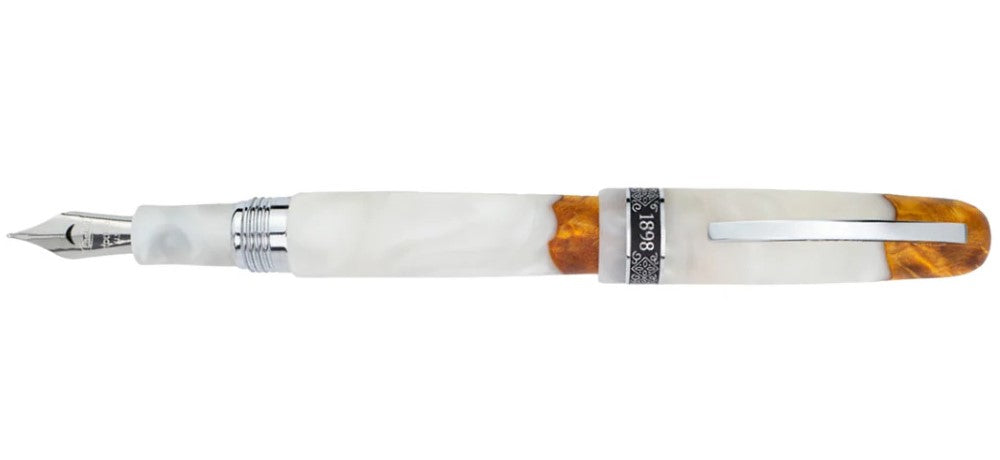 Conklin 1898 Spectra Fusion Fountain Pen - White