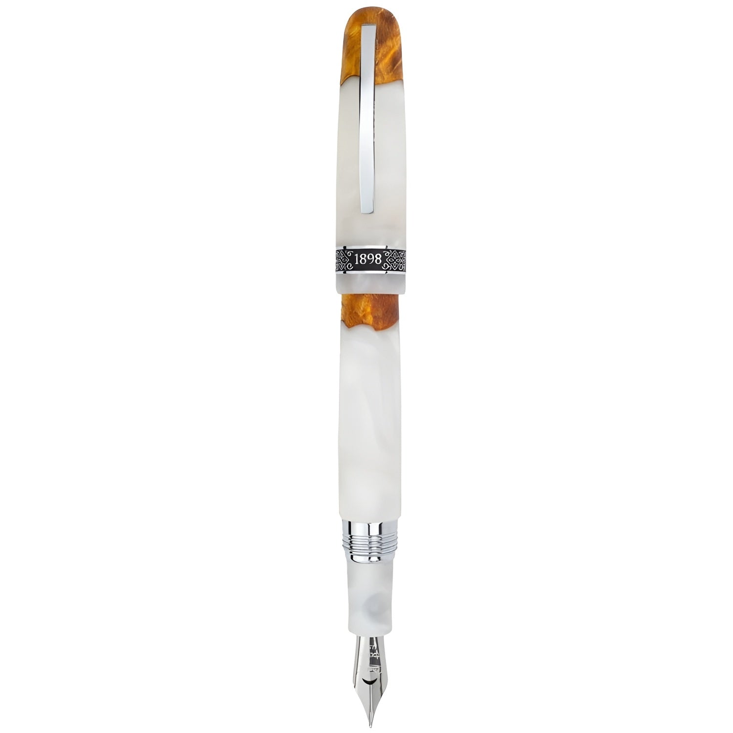 Conklin 1898 Spectra Fusion Fountain Pen - White