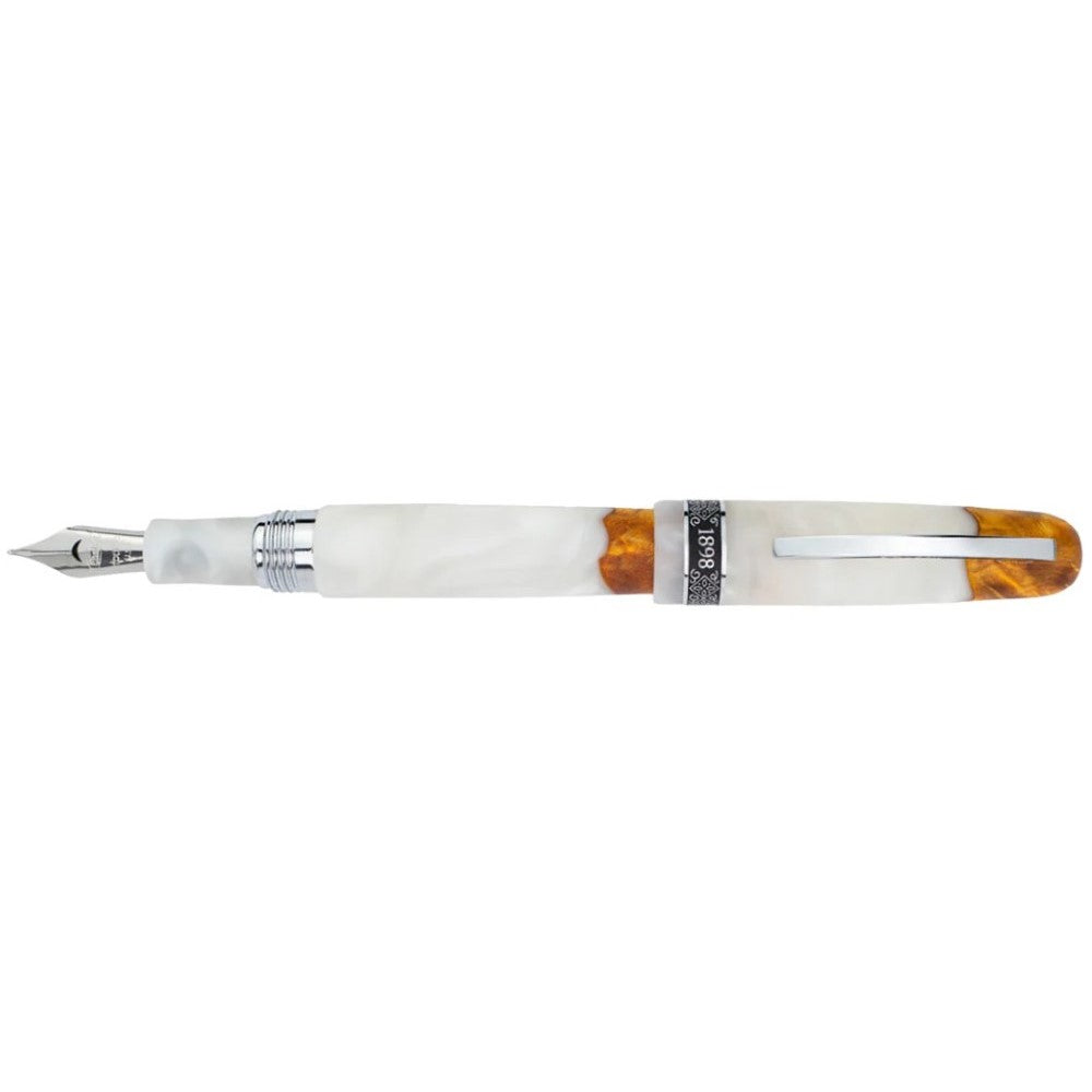 Conklin 1898 Spectra Fusion Fountain Pen - White