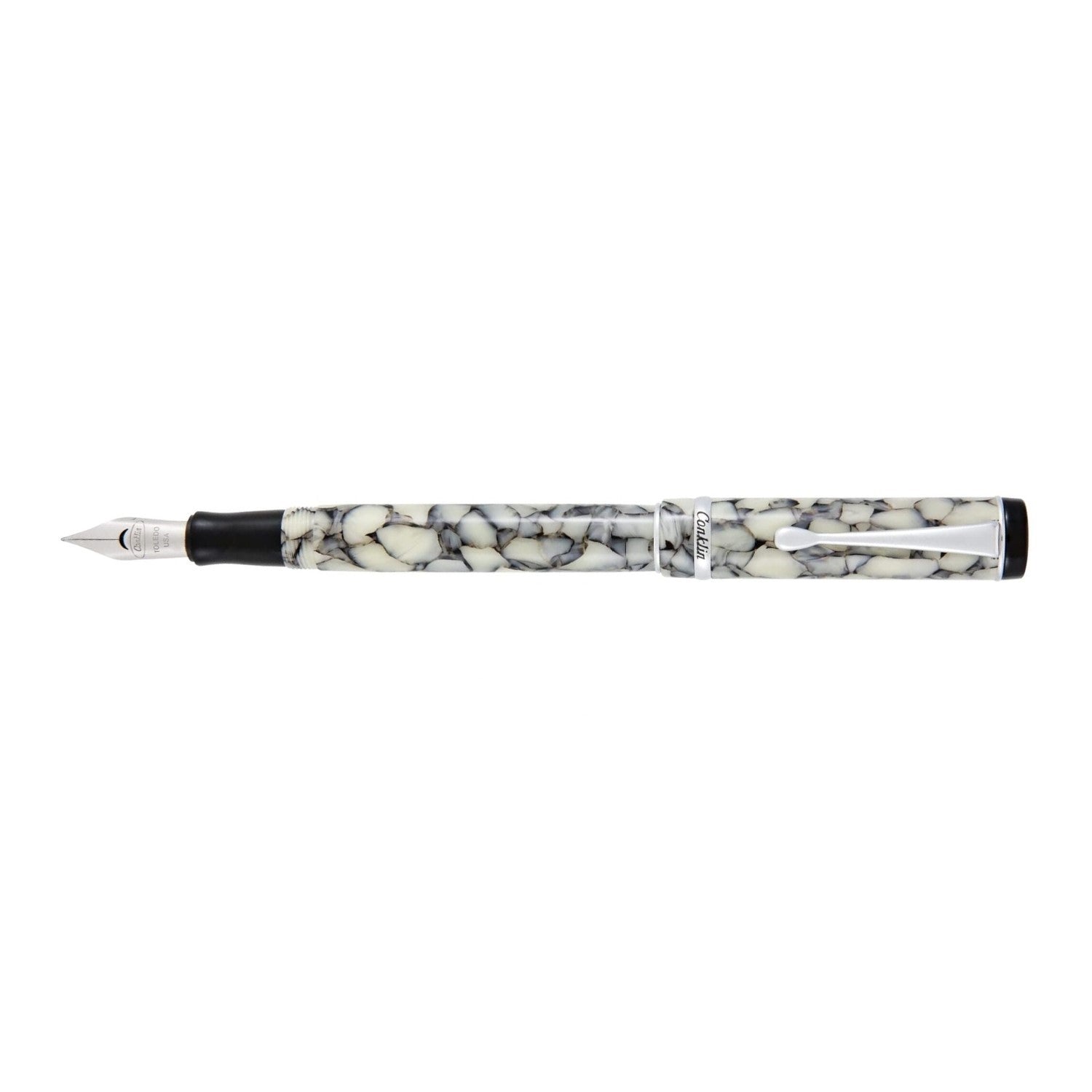 Conklin Duragraph Fountain Pen - Cracked Ice