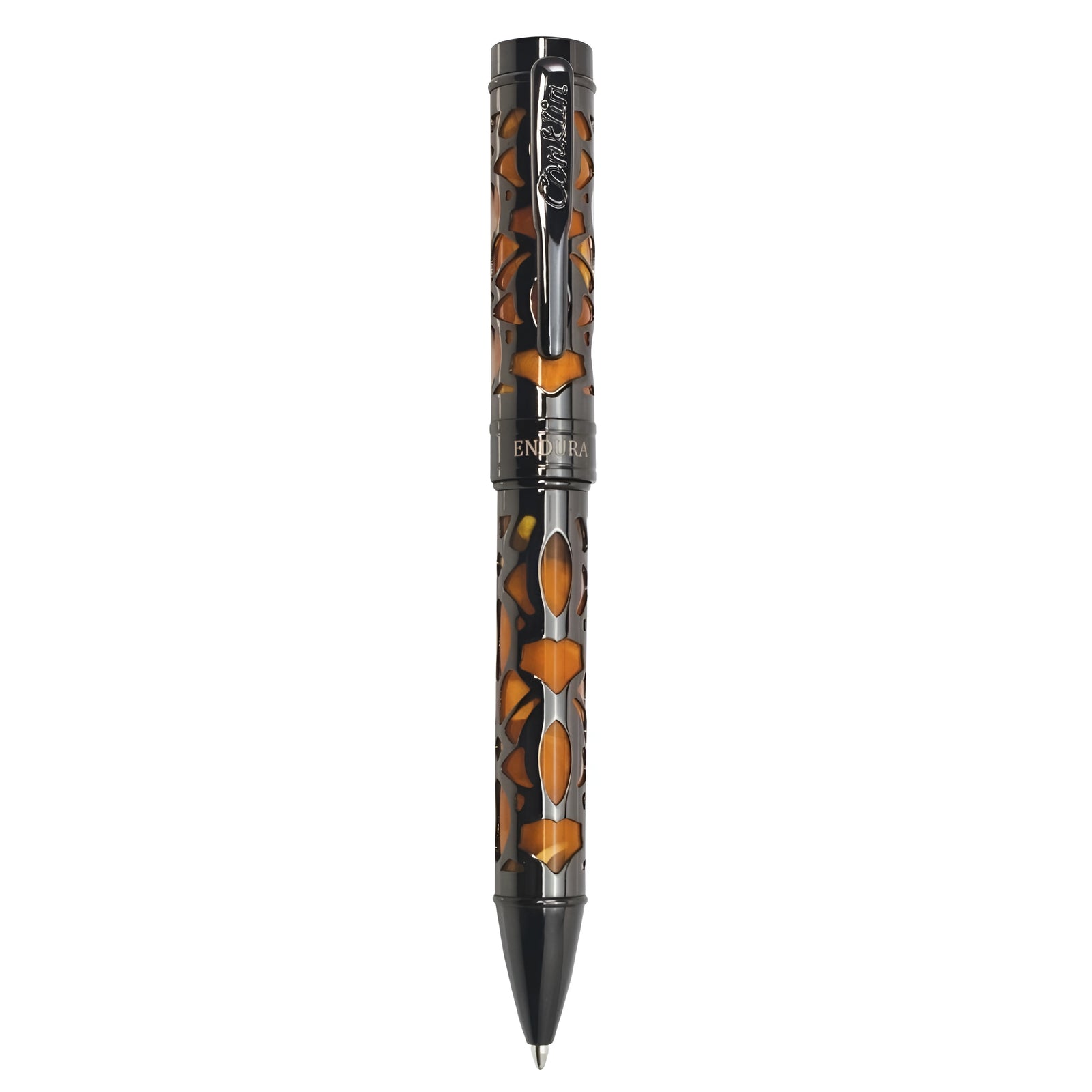 Conklin Endura Deco Crest Ballpoint Pen - Orange