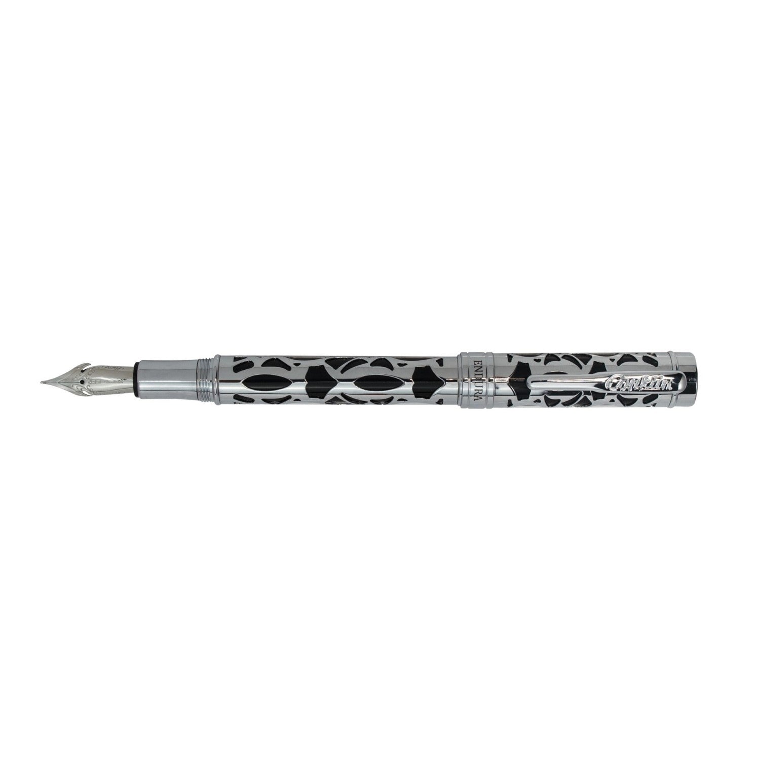 Conklin Endura Deco Crest Fountain Pen - Black