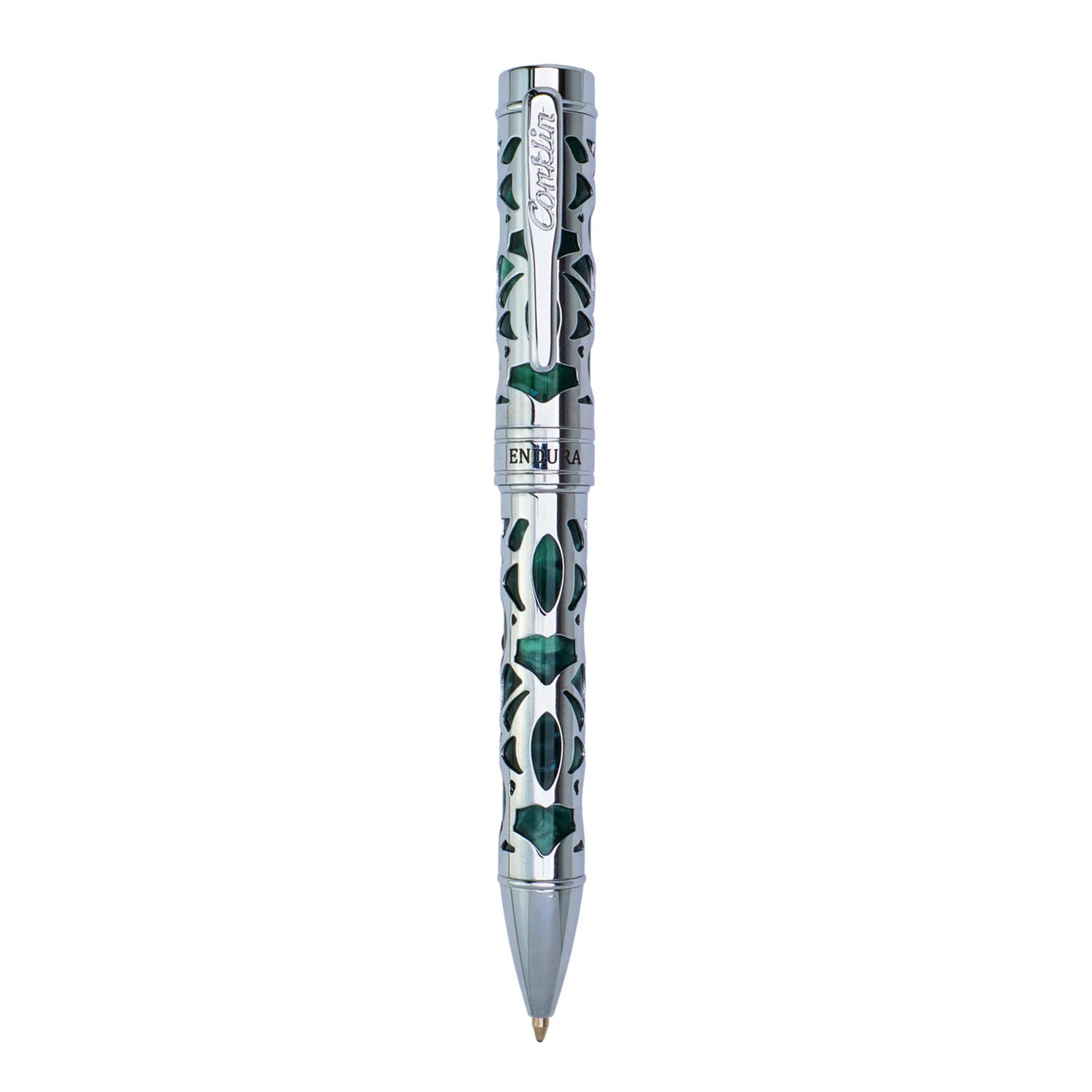 Conklin Endura Deco Crest Ballpoint Pen - Green
