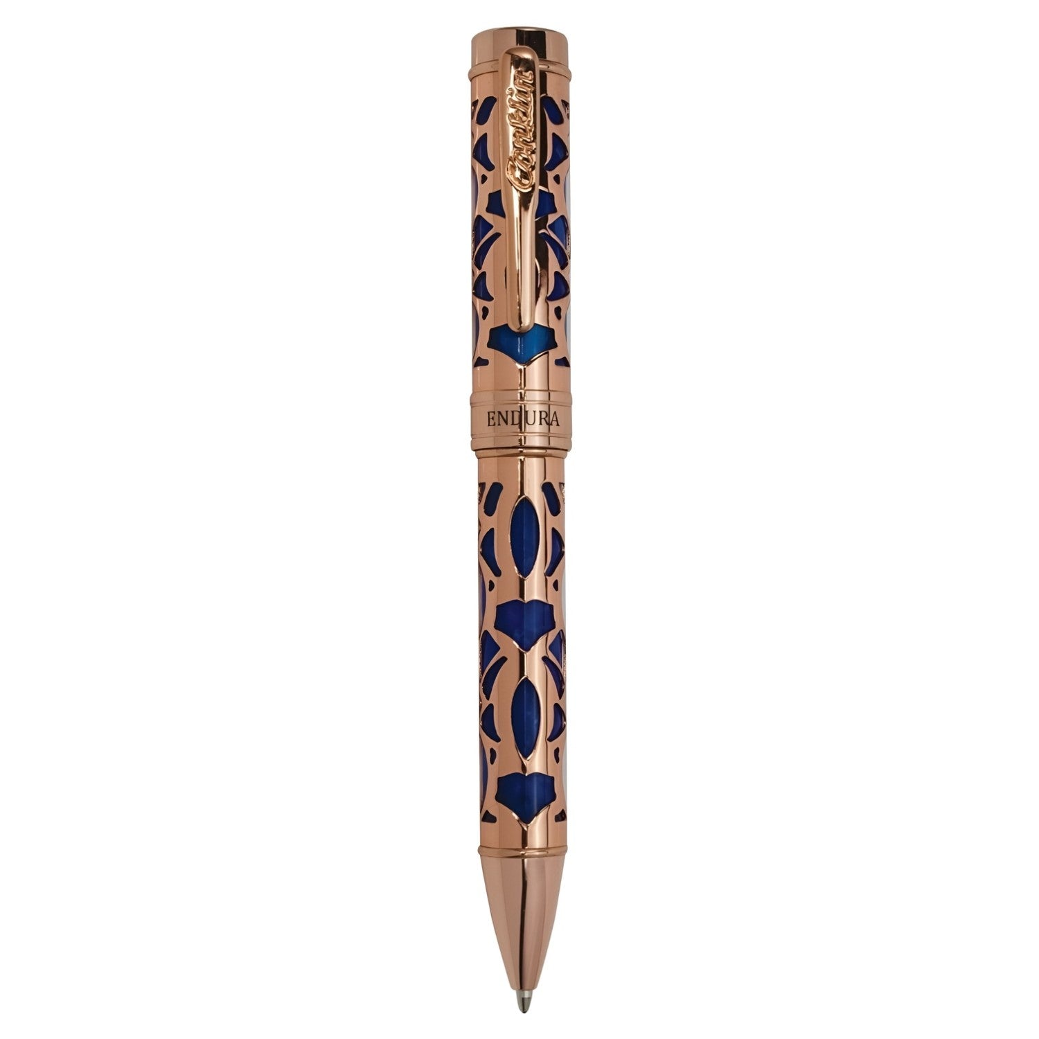 Conklin Endura Deco Crest Ballpoint Pen - Blue