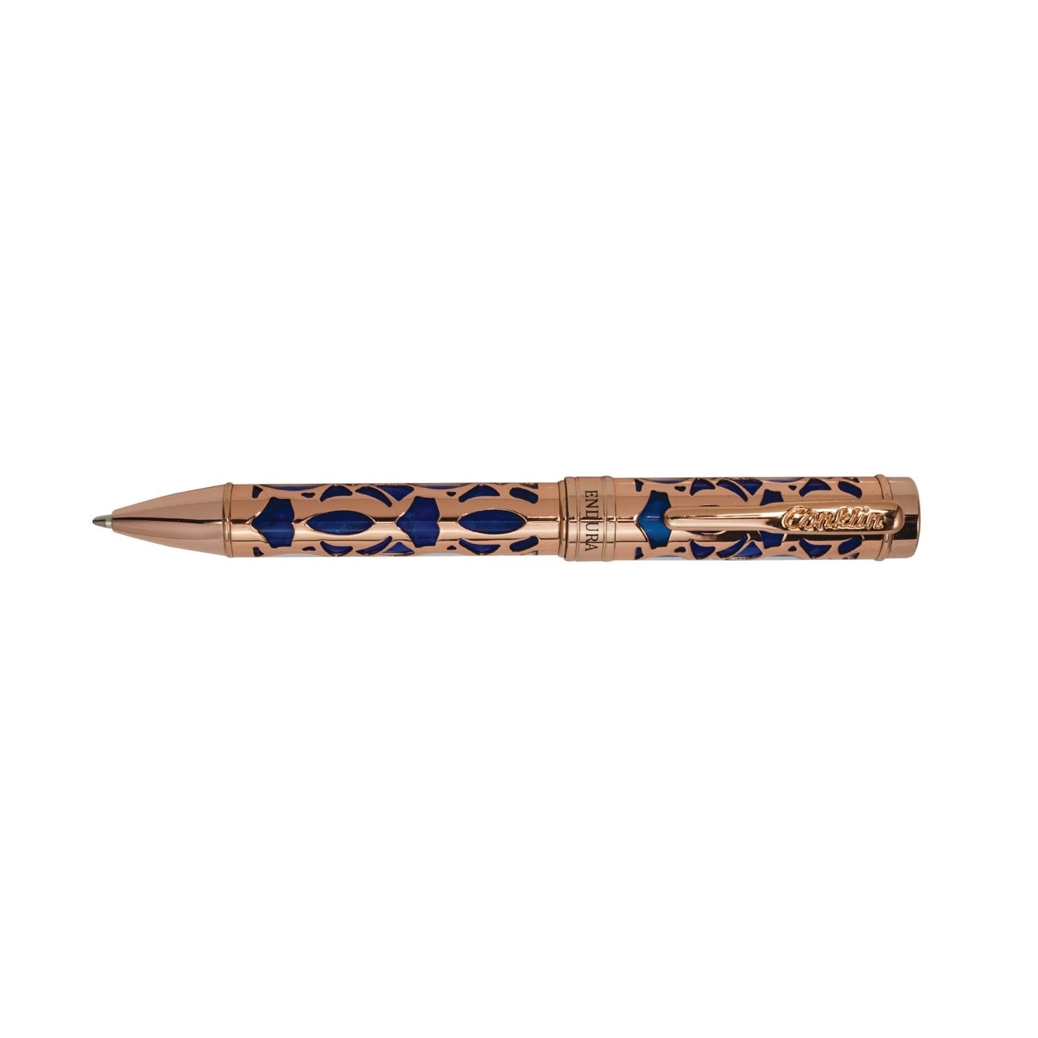 Conklin Endura Deco Crest Ballpoint Pen - Blue