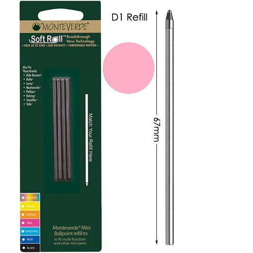 Monteverde Refill Mini / Multi BP D13 Pack of 4