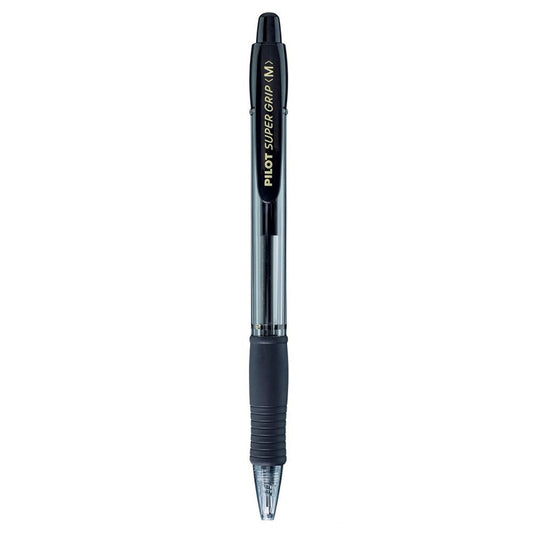 Pilot Super Grip Ballpoint Pen - Black