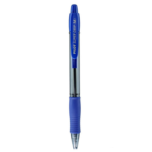Pilot Super Grip Ballpoint Pen - Blue