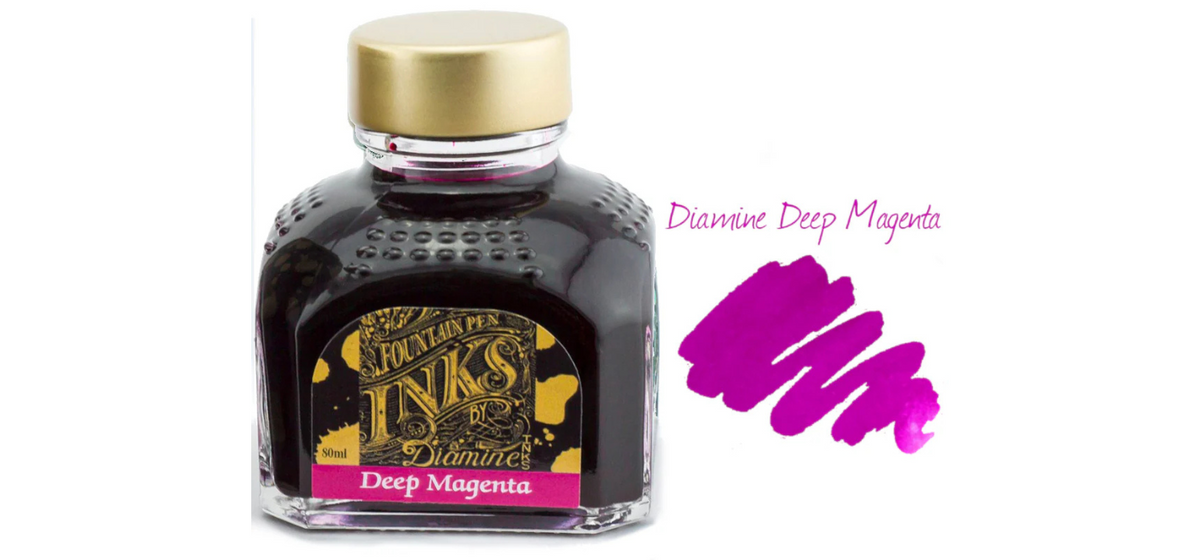 Diamine Ink Bottle 80ml - Purple Shades - Assorted Colours