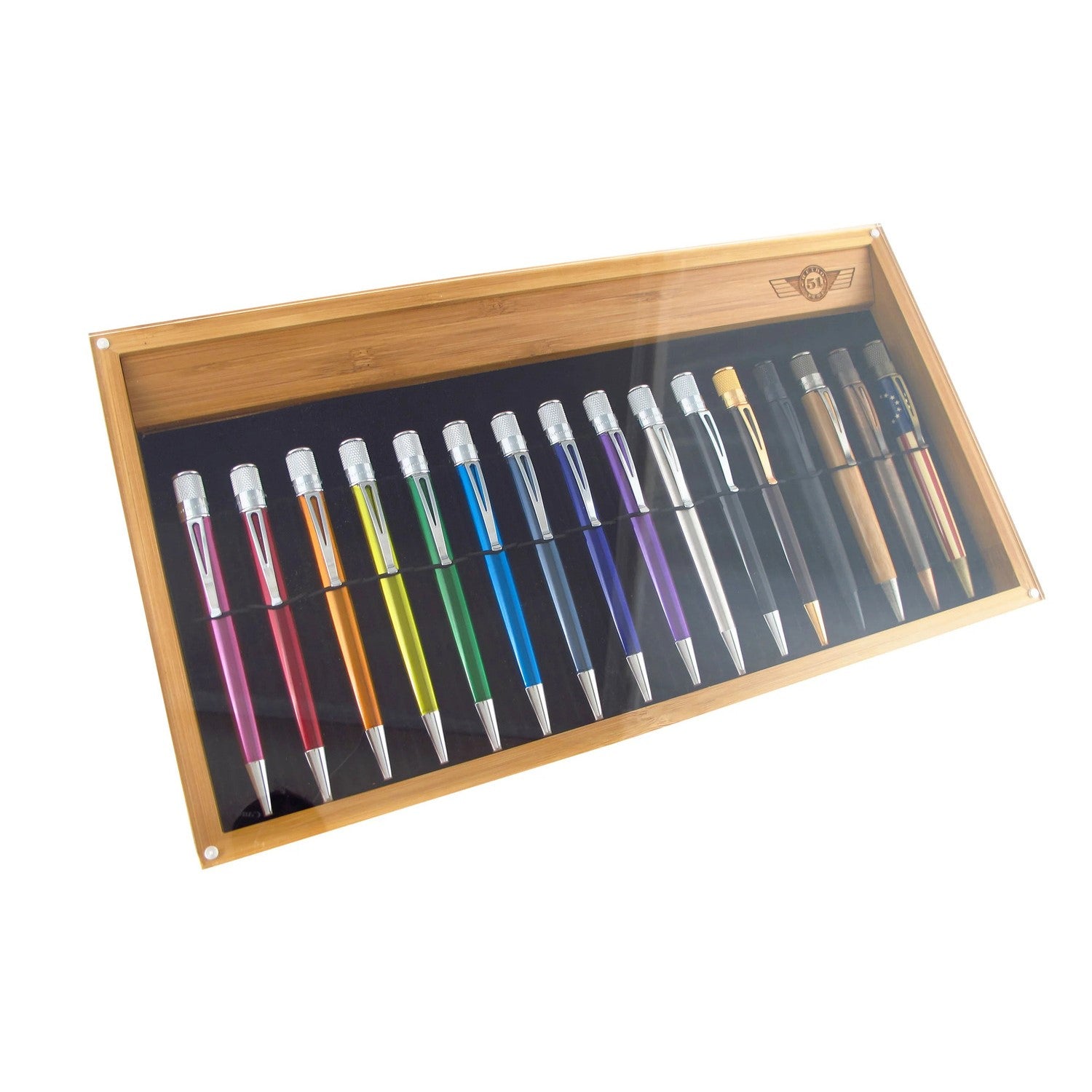 Retro 51 Bamboo Pen Tray