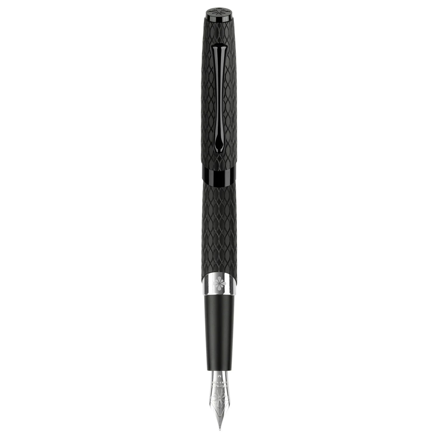 Diplomat Cobra Fountain Pen - Black Guilloche