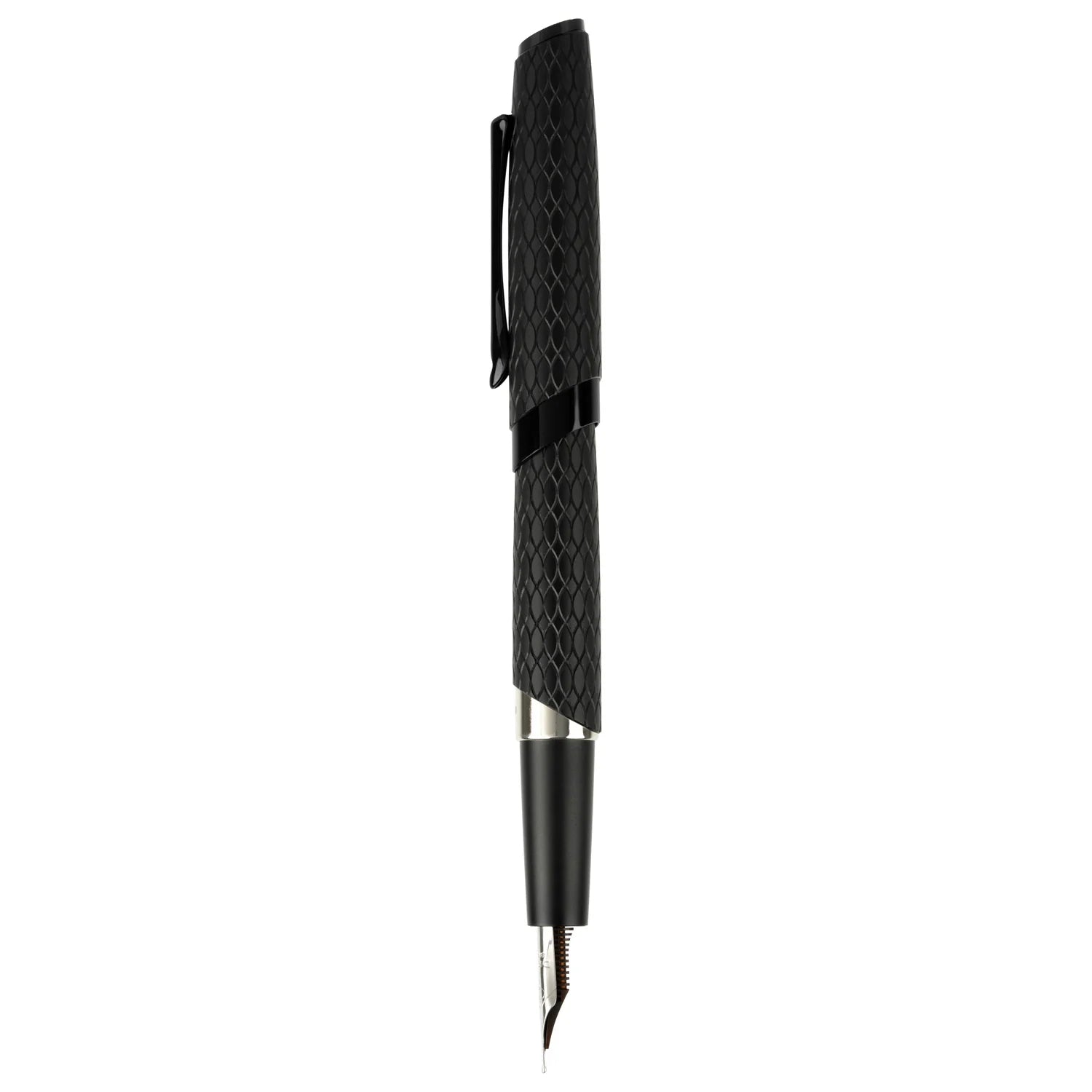 Diplomat Cobra Fountain Pen - Black Guilloche