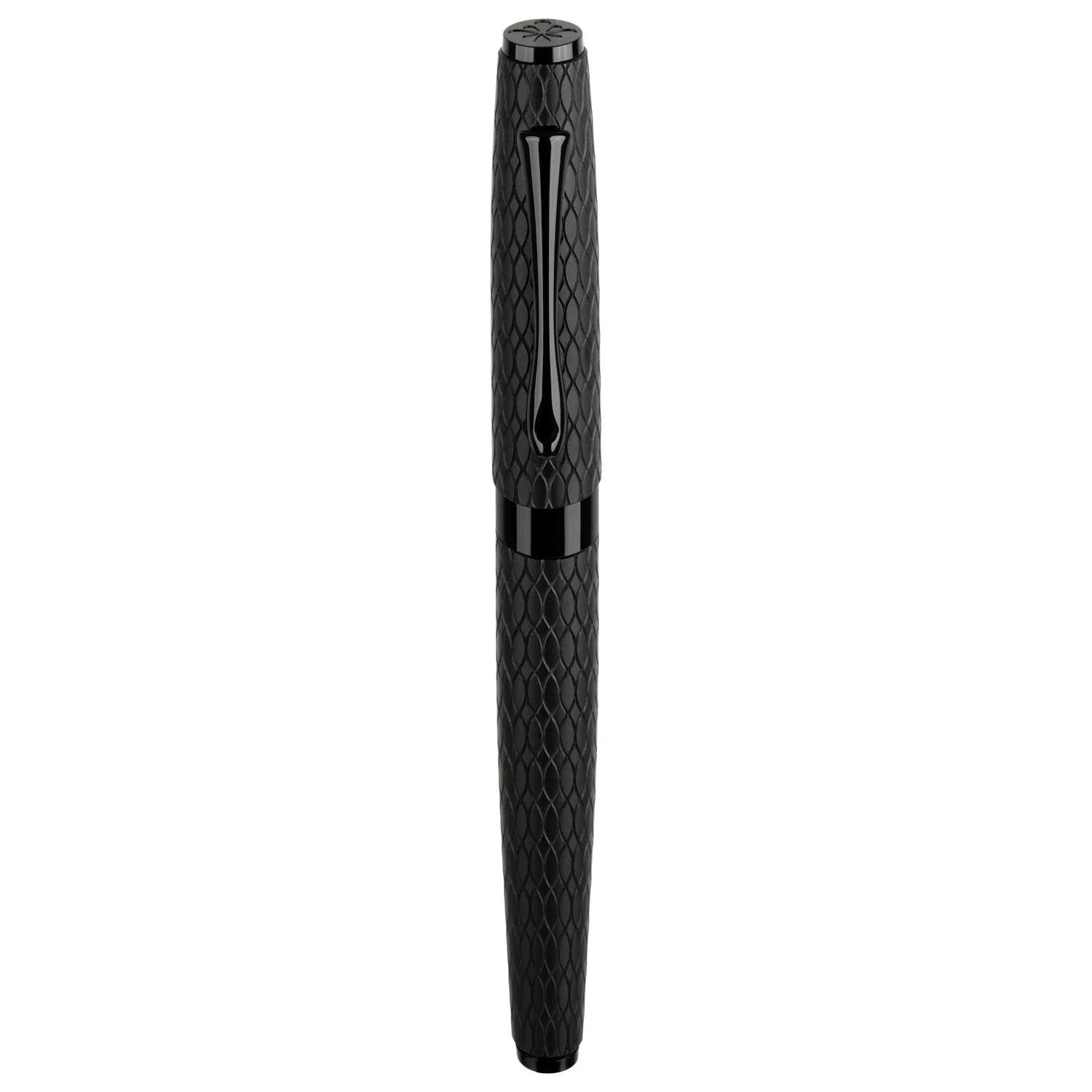 Diplomat Cobra Fountain Pen - Black Guilloche