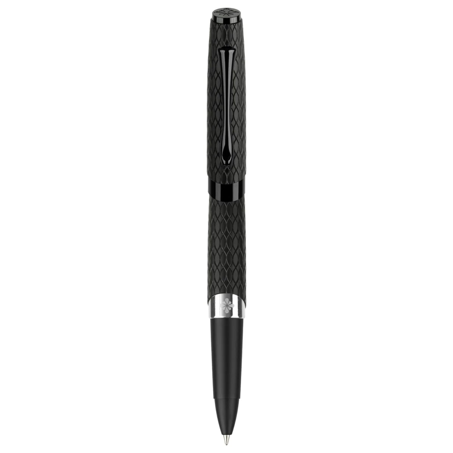 Diplomat Cobra Rollerball Pen - Black Guilloche