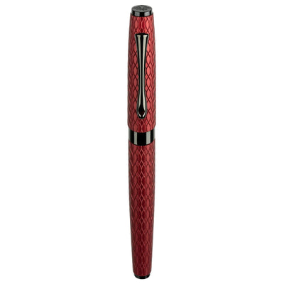 Diplomat Cobra Fountain Pen - Burgundy Guilloche