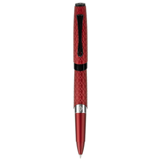 Diplomat Cobra Rollerball Pen - Burgundy Guilloche - BURGUNDY