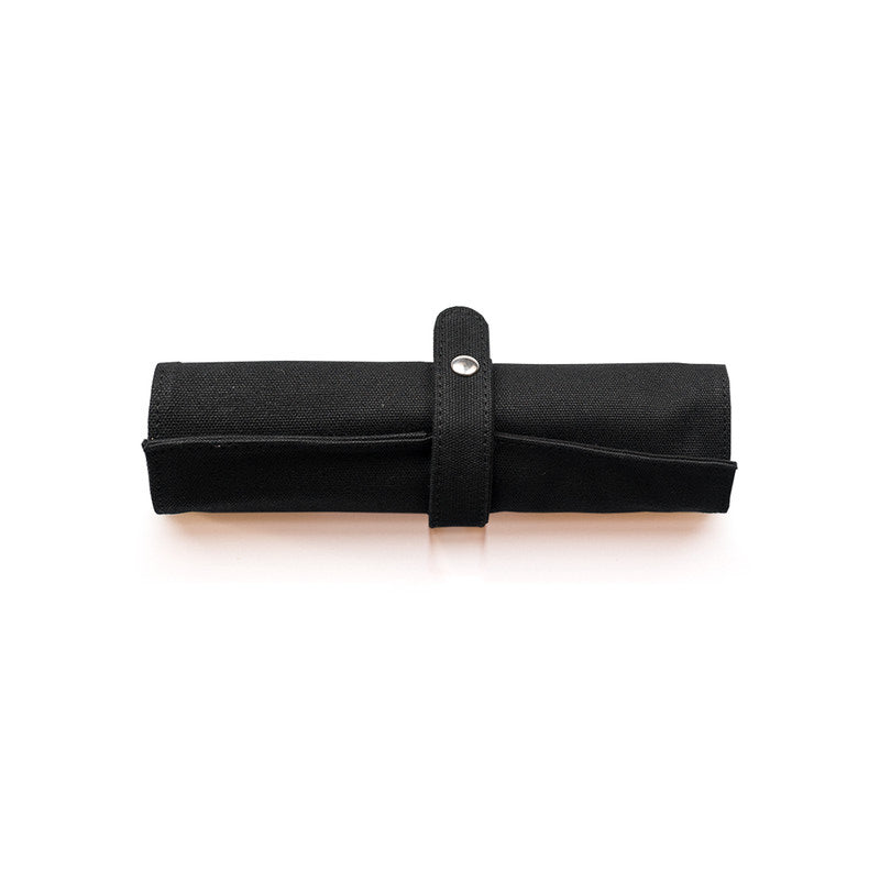 Delfonics Canvas Roll Pencil Case - Black