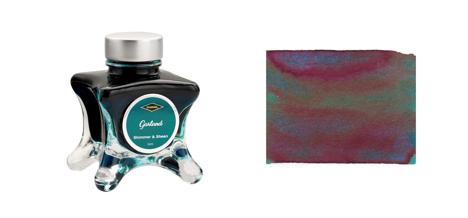 Diamine Ink Bottle 50ml - Red Edition - Shimmer & Sheen - Assorted Colours